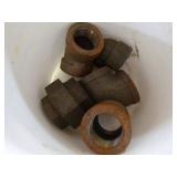 3 Buckets of Pipe Fittings