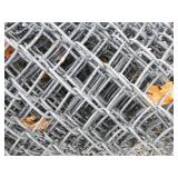 3 Rolls of Industrial Coated Black Chain Link Fencing