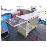 Metal Cart with Fold Down Sides