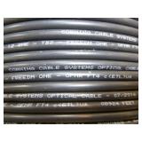 Partial Spool of Corning Optical Cable