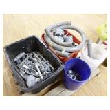 Lot of Miscellaneous Pipe, Fittings and PVC