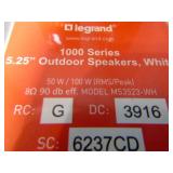 6 Legrand Outdoor Speakers