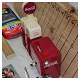 Box of Letter Openers and Coke S/P with Toothpick Holder