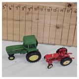 David Brown 990 and John Deere Tractor