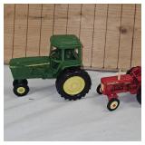 David Brown 990 and John Deere Tractor
