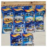 Lot of 10 Hot Wheel Cars