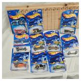 Lot of 10 Hot Wheel Cars