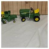 John Deere Combine and Garden Tractor