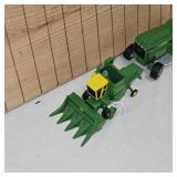 John Deere Combine and Garden Tractor