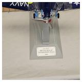 US Navy F6 Hellcat Jet with Stand-Die Cast
