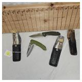 5 Folding Knives as Pictured