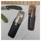 5 Folding Knives as Pictured