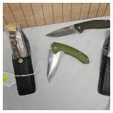 5 Folding Knives as Pictured