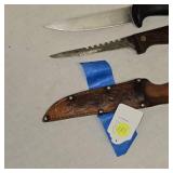 Lot of  2 Skinning Knives