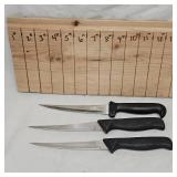 3 Fillet Knives