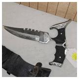 Assault Knife with folding blade