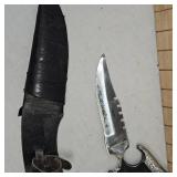 Assault Knife with folding blade