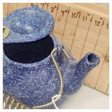 Porcelain Coated Cast Iron Tea Pot