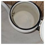 Lot of 4 Enamel Coffee Pots