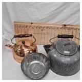 Enamel Boiler Steamer and Copper