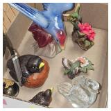 Lot of 6 Porcelain Birds Figurines