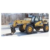 CAT Caterpillar TH460B Telescopic Forklift, Telehandler