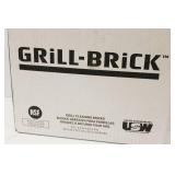 Grill-Brick NSF Commercial Grill Cleaner Bricks, Case Of 12 Bricks, Each Measures: 8"X4"X3.5"