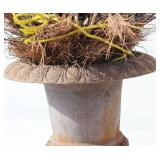 classic cast iron urn planter 24" High X 18" Top diameter