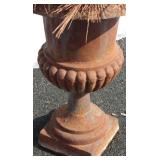classic cast iron urn planter 24" High X 18" Top diameter