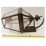 Classic Light Bronze Finish Wall Lantern 18 Inch Long X 9 Inch Wide