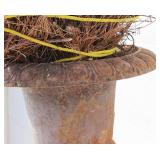 classic cast iron urn planter 24" High X 18" Top diameter