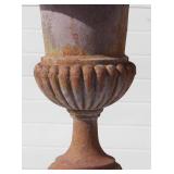 classic cast iron urn planter 24" High X 18" Top diameter