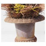 classic cast iron urn planter 24" High X 18" Top diameter