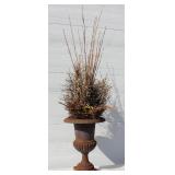 classic cast iron urn planter 24" High X 18" Top diameter
