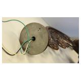 Oiled bronze Quorum outdoor wall sconce  28 Inch Long X 17 Inch Dome Diameter