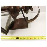 Classic Light Bronze Finish Wall Lantern 18 Inch Long X 9 Inch Wide