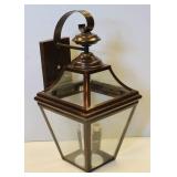 Two -Light Classic Bronze Finish Wall Lantern 18 Inch Long X 9 Inch Wide