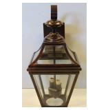 Two -Light Classic Bronze Finish Wall Lantern 18 Inch Long X 9 Inch Wide