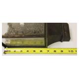 Traditional, Rustic Wall-Mounted Lantern With Distinct Rooftop Silhouette 10" Long X 5" Wide X 4" Deep