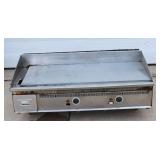 Stainless Steel 48 Inch 2 Burners LP Gas Counter Top NSF Commercial Grill