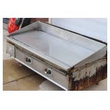 Stainless Steel 48 Inch 2 Burners LP Gas Counter Top NSF Commercial Grill