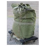 U.S. Army Cargo Parachute Model # G12E, 64 ft Diameter, Weight: 128 lbs
