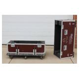 Innovative Presentation Heavy-Duty Road / Travel Case with (6) Dolly Wheels, Heavy-Duty Aluminum Handles / Foamed Inside