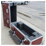 Innovative Presentation Heavy-Duty Road / Travel Case with (6) Dolly Wheels, Heavy-Duty Aluminum Handles / Foamed Inside