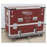 Innovative Presentation Heavy-Duty Road / Travel Case with (6) Dolly Wheels, Heavy-Duty Aluminum Handles / Foamed Inside