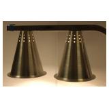Carlisle FoodService Products HL7237 2-Bulb Heat Lamp / Food Warming Station