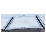 Tesla Model Y Retractable Sunshade Glass Roof with Roll Fabric Style, New In Box.