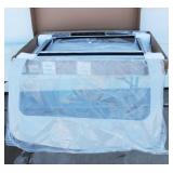 Tesla Model Y Retractable Sunshade Glass Roof with Roll Fabric Style, New In Box.