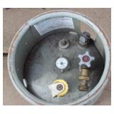 Industrial Large Propane 33.5 Lbs,7.5 Gallon Aluminum Forklift Tank With Fill Valve.