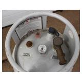 Industrial Large Propane 33.5 Lbs,7.5 Gallon Aluminum Forklift Tank With Fill Valve.